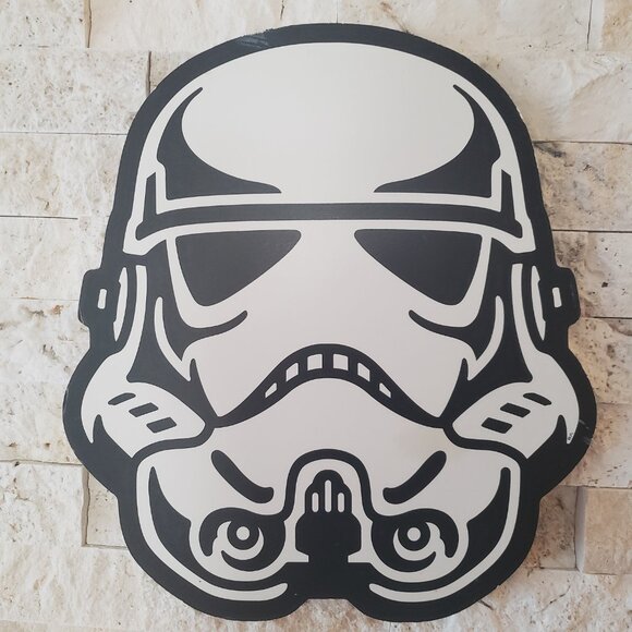Star Wars Storm Trooper Composite Wall Decor Hanger Sign - Picture 3 of 8